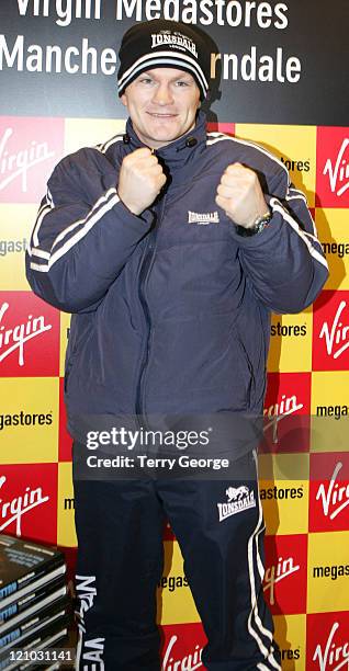 Ricky Hatton during VIP Opening of the New Virgin Megastore in Manchester at Arndale Centre in Manchester, Great Britain.