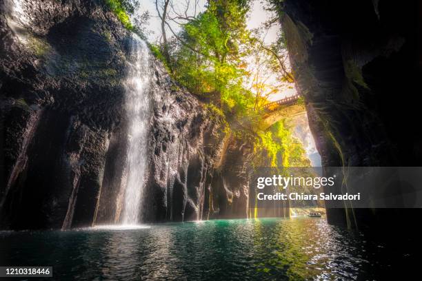 the takachiho gorge - miyazaki prefecture stock pictures, royalty-free photos & images