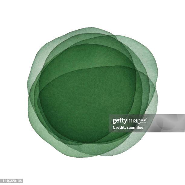 watercolor abstract background with dark green color - digital composite stock illustrations