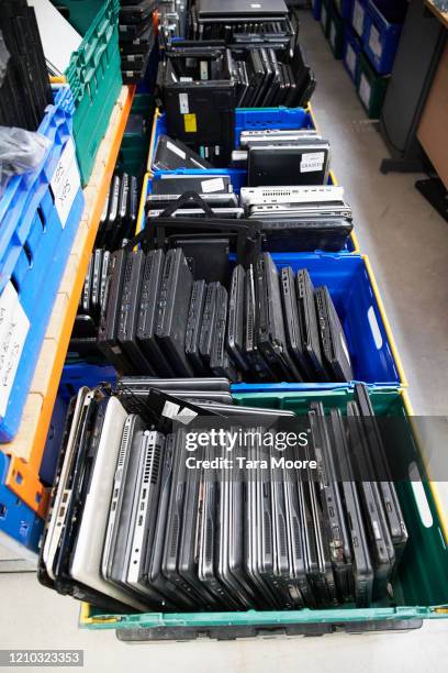 Old Pc Stack 194 Stack Of Old Laptops Stock Photos, High-Res Pictures, and Images ...