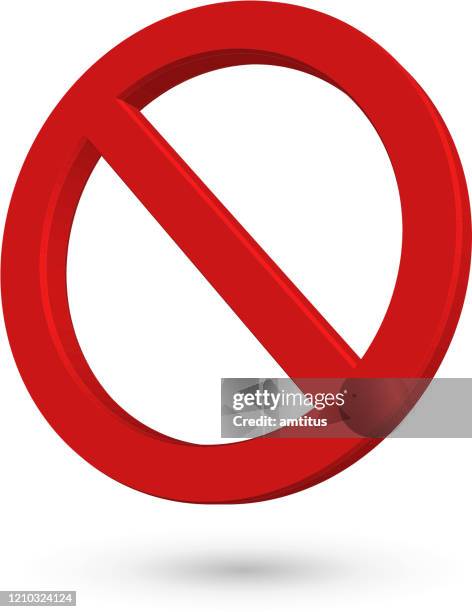 stop symbol tilted - limited stock illustrations