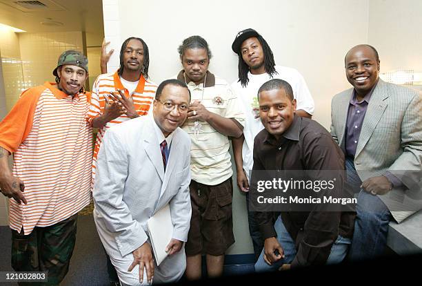 Bone Thugs-n-Harmony, T-Hud, Dr. Ben Chavis, Charles Poole Senior Group Director of Anheuser-Busch, and Michael Chatman **EXCLUSIVE**