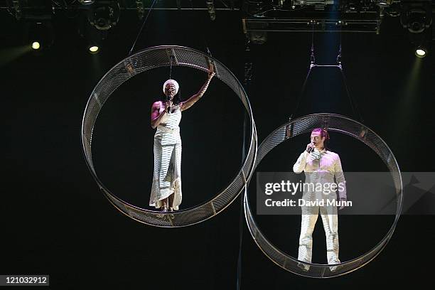 Cirque du Soleil perform "Delirium" a live music concert at the Liverpool Echo Arena on March 25, 2008 in Liverpool, England.