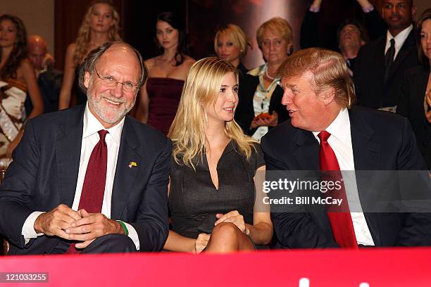 New Jersey Governor Jon S. Corzine, Ivonka Trump, Vice President of Development and and Acquisitions for the Trump Organization and Donald Trump...