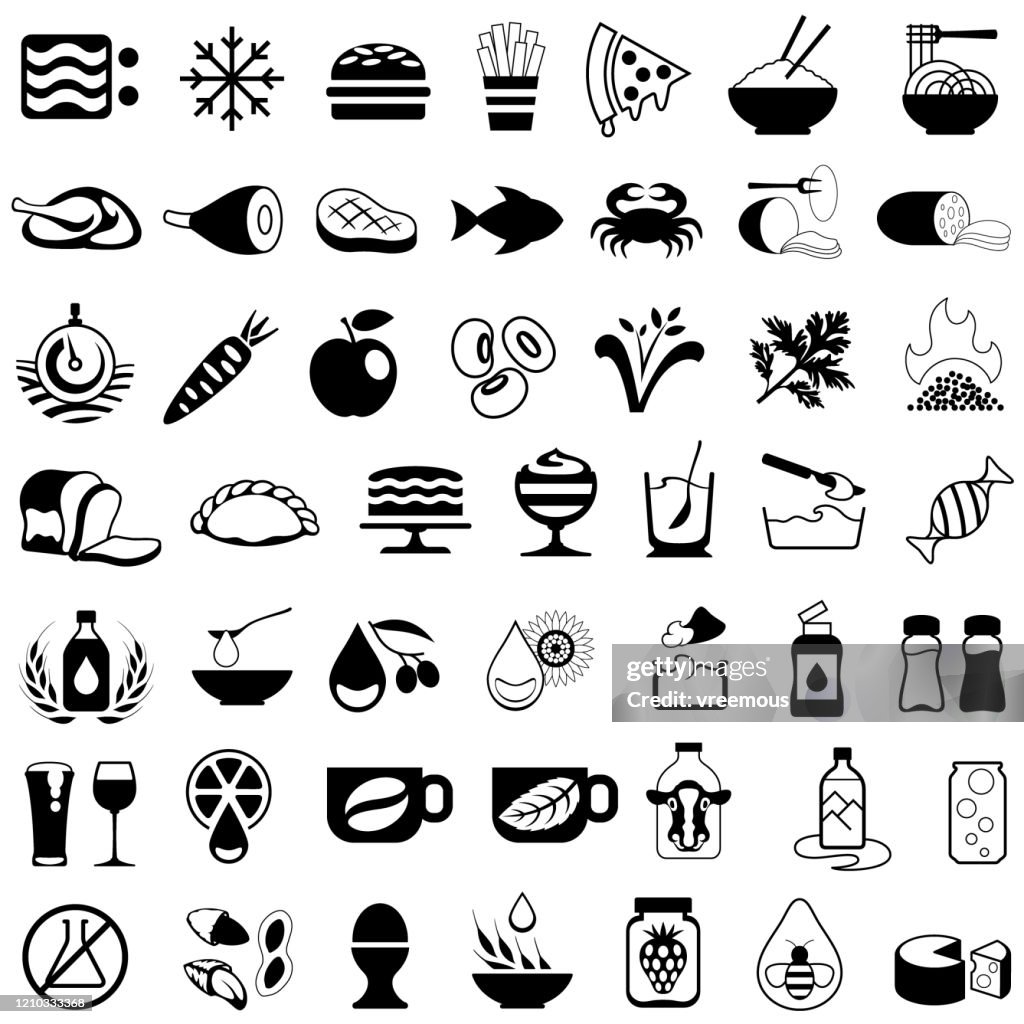 Food and Drink Icon Set