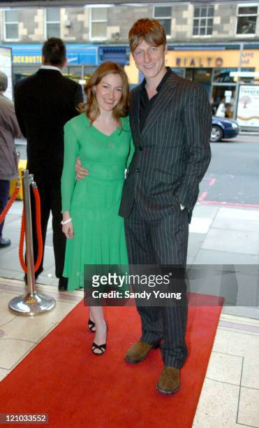 Kelly MacDonald and Dougie Payne from Travis during "The Girl in the Cafe" Edinburgh Premiere - May 26, 2005 at Cameo Cinema in Edinburgh, Great...