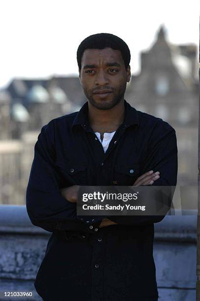 Chiwetel Ejiofor during 59th Edinburgh International Film Festival - "Serenity" Photocall at Balmoral Hotel in Edinburgh, Great Britain.