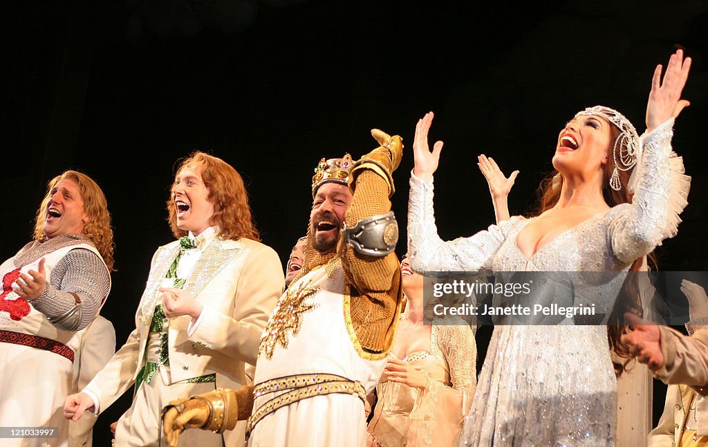 Clay Aiken and Hannah Waddingham Make Their Broadway Debut in "Monty Python's Spamalot"