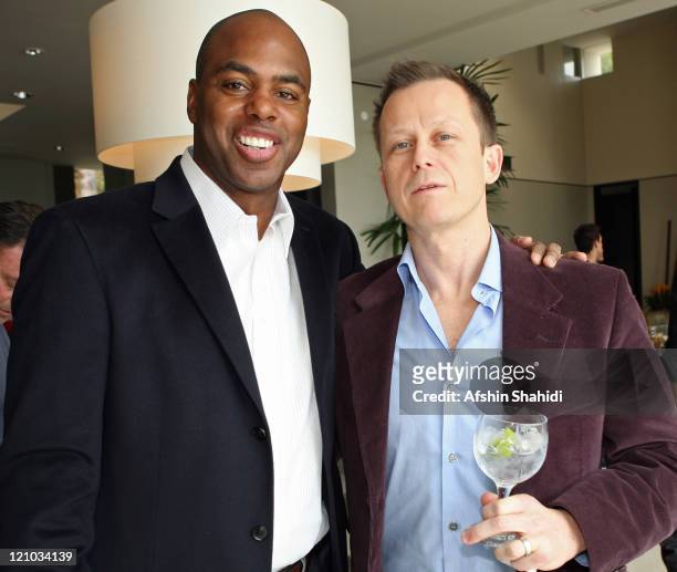 Kevin Frazier, Entertainment Tonight's and Stephen Perrine, BESTLIFE Editor In Chief