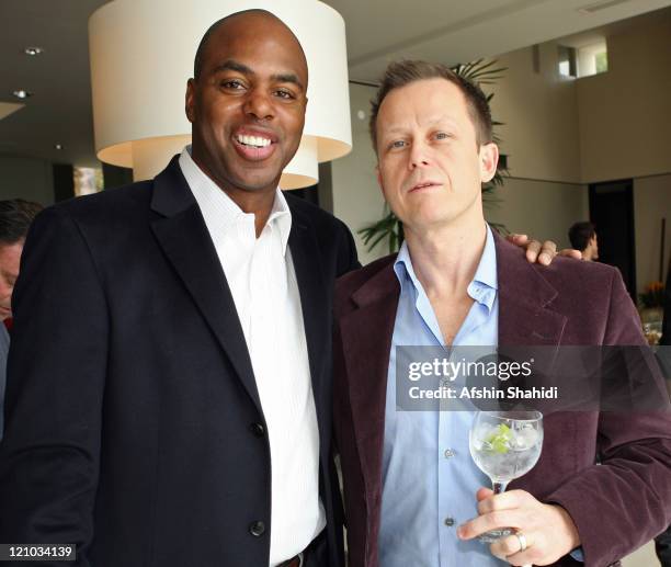 Kevin Frazier, Entertainment Tonight's and Stephen Perrine, BESTLIFE Editor In Chief