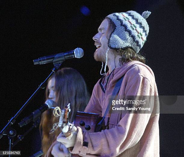 Damien Rice during The Nobel Peace Prize 2005 Concert - Rehearsals at Oslo Spektrum in Oslo, Norway.