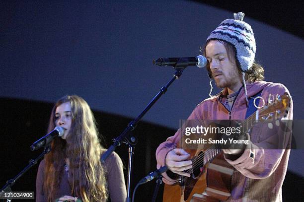 Damien Rice during The Nobel Peace Prize 2005 Concert - Rehearsals at Oslo Spektrum in Oslo, Norway.