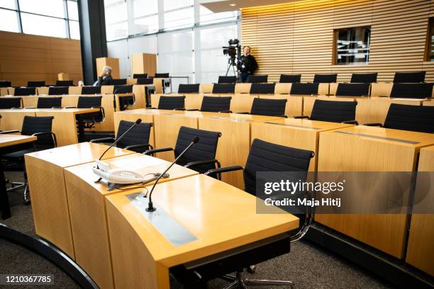 General view of a Thuringia state parliament on March 4, 2020 in Erfurt, Germany. Today's vote follows a previous vote in which the right-wing...