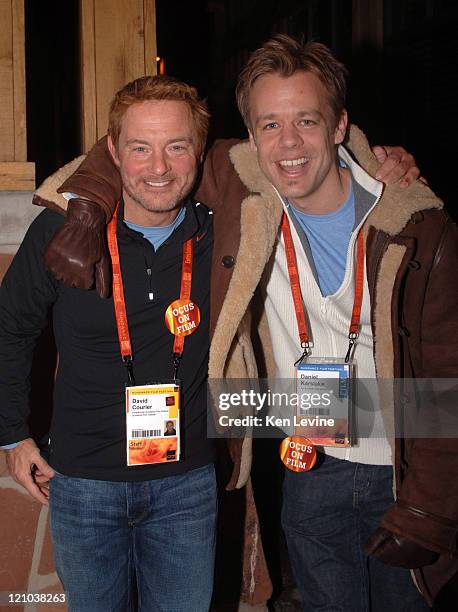 David Courier and Daniel Karslake during 2007 Sundance Film Festival - "For the Bible Tells Me So" Premiere at Holiday Village Cinema in Park City,...