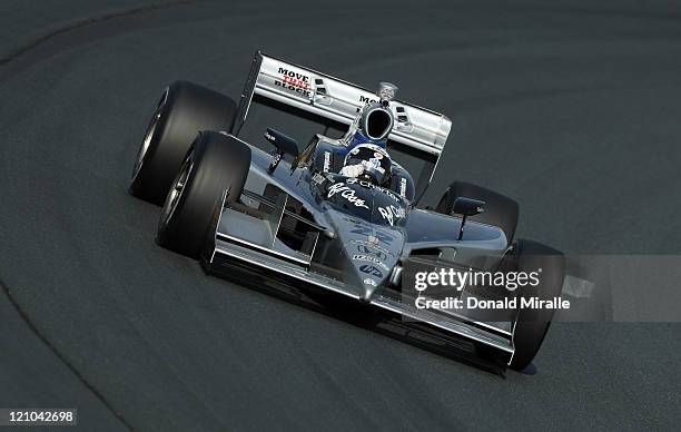 Tomas Scheckter of South Africa drives the Dreyer & Reinbold Racing Dallara Honda on track during practice for the IZOD IndyCar Series...