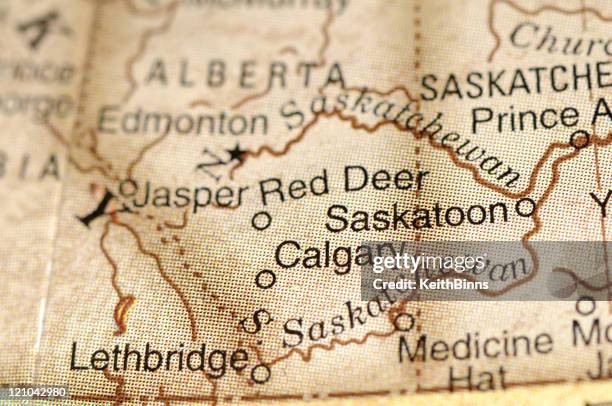 calgary and saskatoon - lethbridge alberta stock pictures, royalty-free photos & images