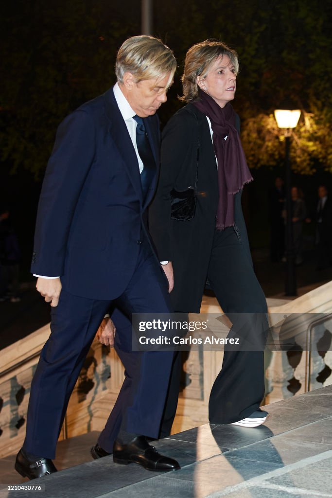 Spanish Royals Attend Placido Arango's Funeral