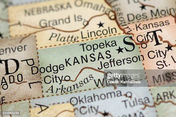 kansas - kansas map stock pictures, royalty-free photos & images