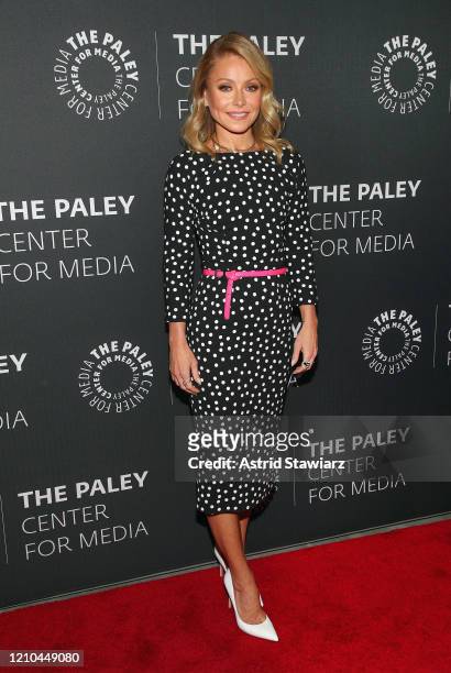 Kelly Ripa attends The Paley Center For Media Presents: An Evening with "Live with Kelly and Ryan" at Paley Center For Media on March 04, 2020 in New...