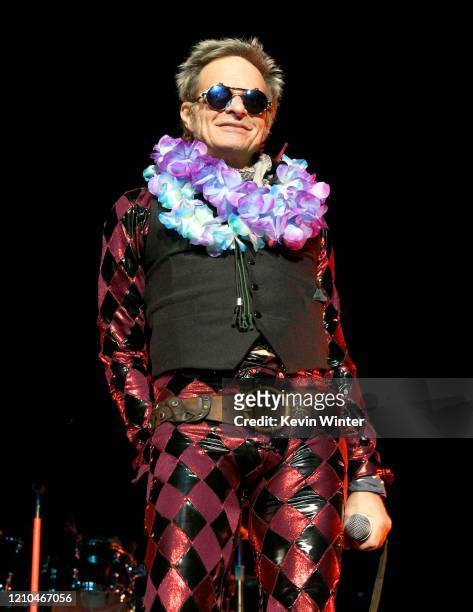 David Lee Roth performs onstage at Staples Center on March 04, 2020 in Los Angeles, California.