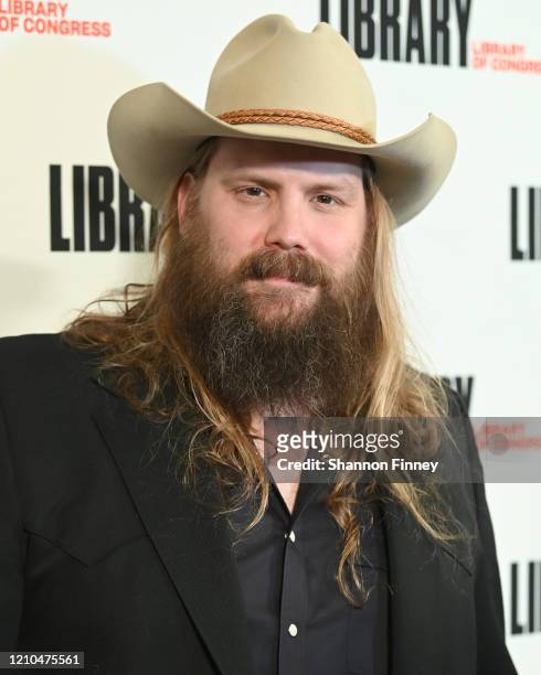 Musician Chris Stapleton at The Library of Congress Gershwin Prize tribute concert at DAR Constitution Hall on March 04, 2020 in Washington, DC.