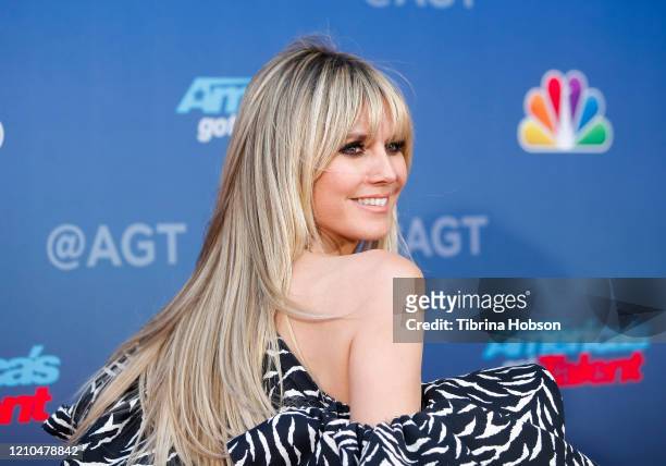 Heidi Klum attends the "America's Got Talent" Season 15 Kickoff at Pasadena Civic Auditorium on March 04, 2020 in Pasadena, California.