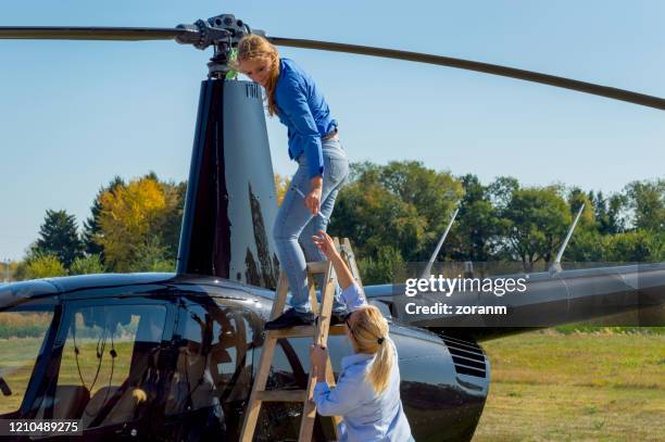 Helicopter Using Ladder Helicopter Ladder Photos and Premium High Res Pictures - Getty Images