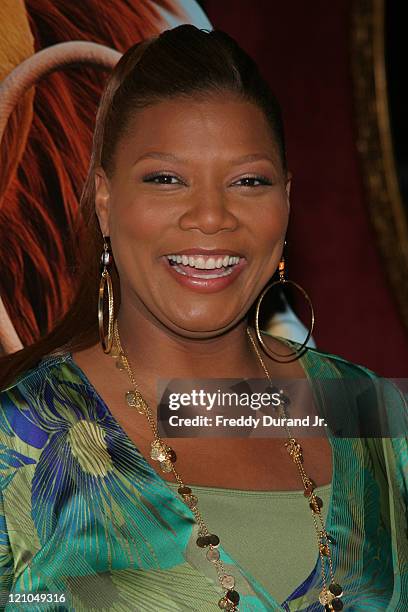 Queen Latifah during "Ice Age 2: The Meltdown" New York screening - Inside Arrivals at Ziegfeld Theater in New York, NY, United States.