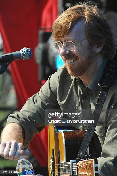 Trey Anastasio performs at The Odeum during Rothbury 2008 on July 6, 2008 in Rothbury, Michigan.