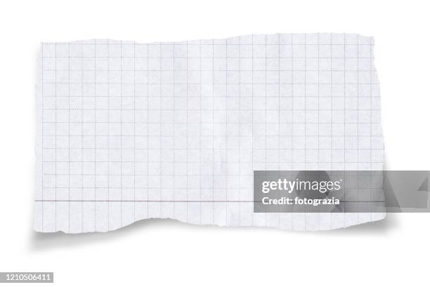 piece of white math paper - rip science stock pictures, royalty-free photos & images