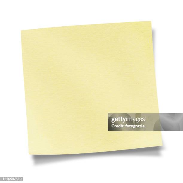 post-it isolated - papel adesivo imagens e fotografias de stock