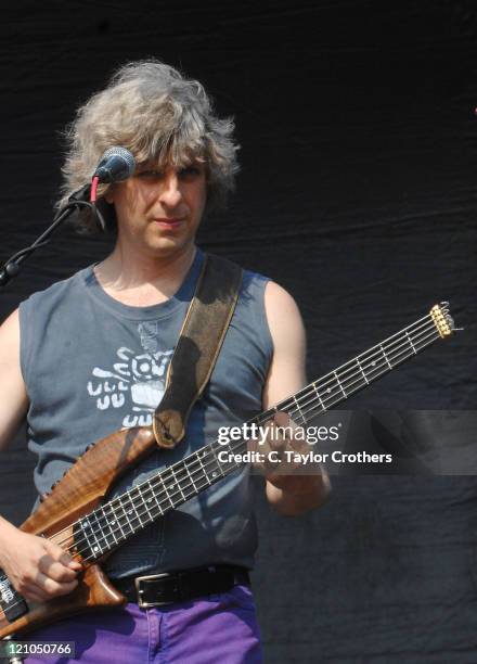 Trey Anastasio and Mike Gordon perform at The Odeum during Rothbury 2008 on July 6, 2008 in Rothbury, Michigan.