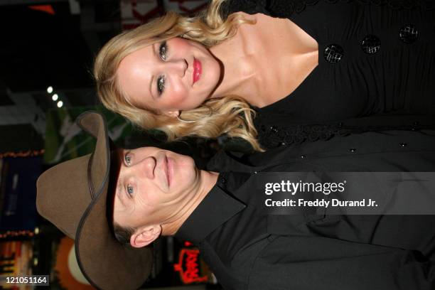 Jewel and husband Ty Murray during Broadway opening night of "Lestat"- arrivals at The Palace Theater in New York, NY, United States.