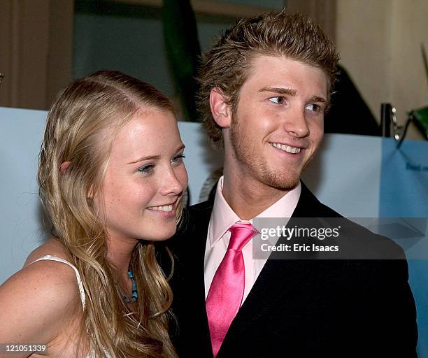 Jon Foster and Sally Martin during "The Door In The Floor" Premiere - After Party at Restaurant NU in Santa Barbara, California, United States.