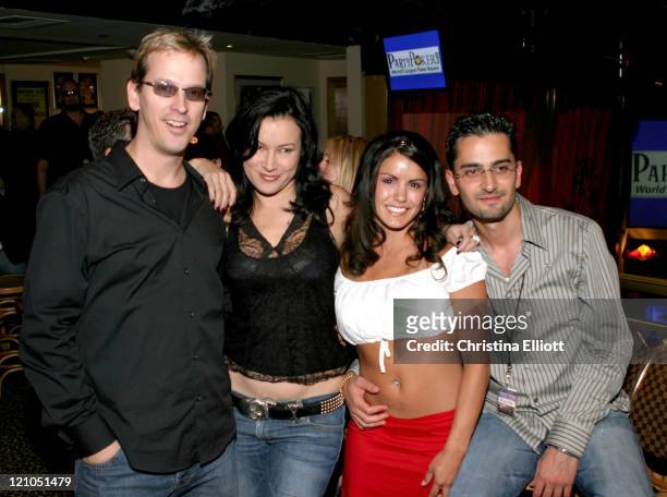 Phil "The Unabomber" Laak, Jennifer Tilly, a guest and Antonio Esfandiari