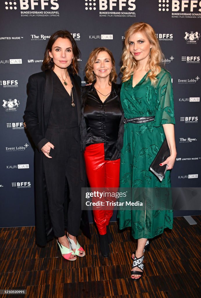 Nadine Warmuth, Tina Ruland, Tanja Buelter during the Actors Night as ...