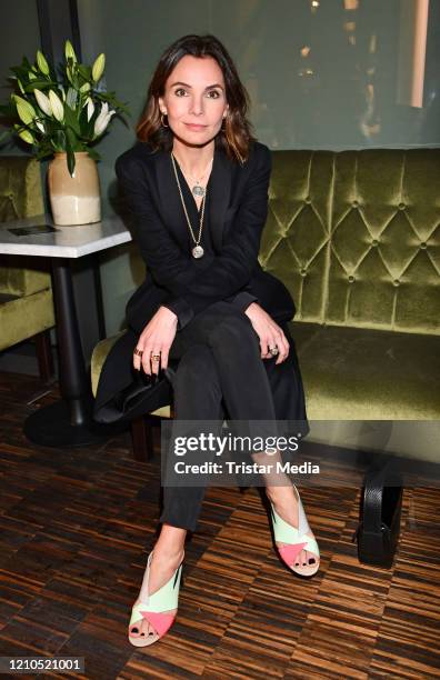 Nadine Warmuth during the Actors Night as part of the 70th Berlinale International Film Festival Berlin at The Rose & Spy Bar on February 28, 2020 in...