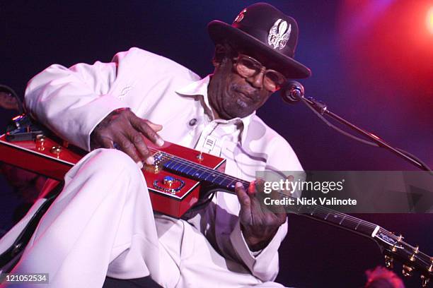 Bo Diddley during Bo Diddley Performs Live at the Borgata - August 4, 2006 at The Event Center at the Borgata in Altantic City, New Jersey, United...