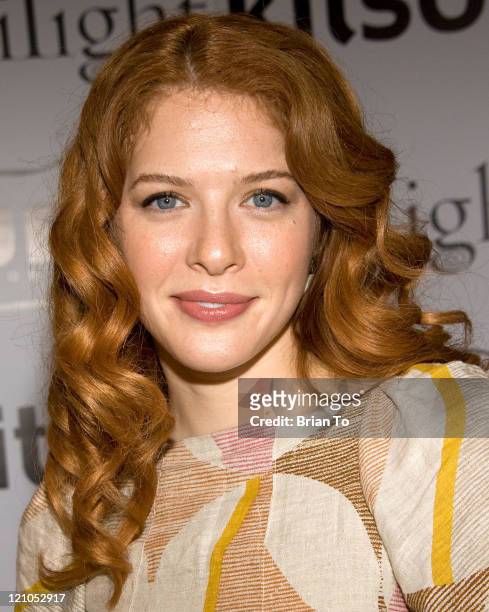 Actress Rachelle Lefevre poses at Kitson Hosts Special "Twilight" DVD Release Party on March 21, 2009 at Kitson on Robertson in Beverly Hills,...