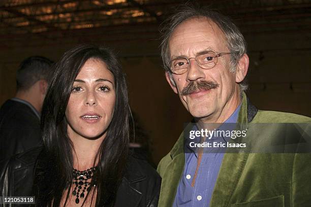 Christopher Lloyd and guest during 20th Santa Barbara International Film Festival - Riviera Award - After Party at Nuvie Furniture Warehouse in Santa...