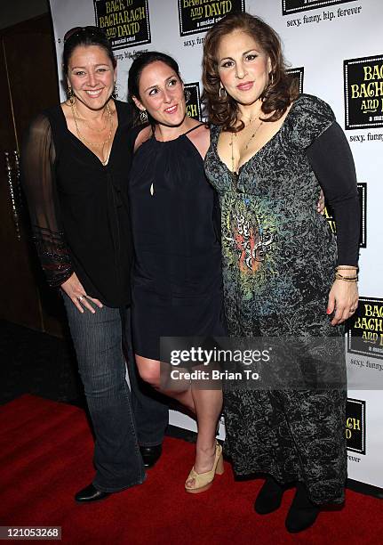 Actresses Camryn Manheim, Ricki Lake, and Kathy Najimy arrive at "Back to Bacharach and David" Opening Night at The Music Box @ Fonda on April 19,...