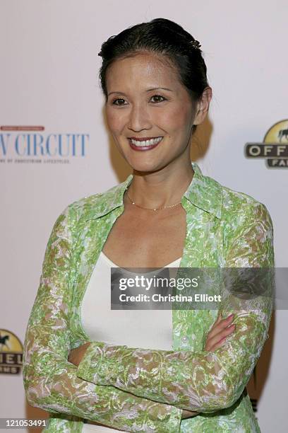 Suzanne Whang during The Equestrian AIDS Foundation's 2nd Las Vegas Benefit at Hard Rock Hotel and Casino in Las Vegas, Nevada, United States.