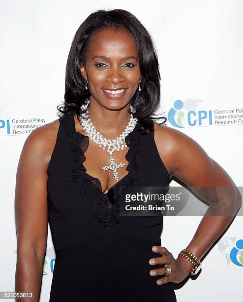Actress Vanessa Bell Calloway, who appears in the movie "Lakeview Terrace", arrives at the 1st Annual "A Celebration of Heroes" Power Heroes Gala at...