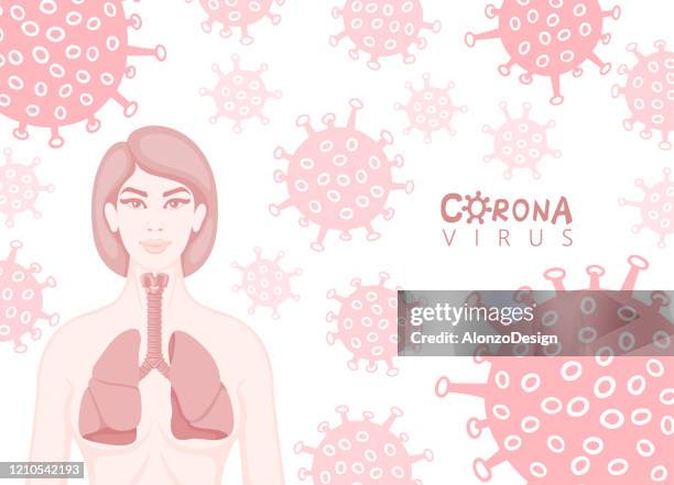 coronavirus virus disease - disease vector stock illustrations
