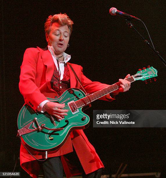 Brian Setzer during The Brian Setzer Orchestra in Concert at The House of Blues in Atlantic City - November 25, 2005 at The House of Blues in...