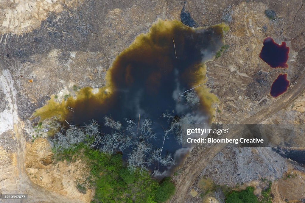 Aerial View Of A Flooded Coal Mine High Res Stock Photo Getty Images aerial-view-of-a-flooded-coal-mine-high-res-stock-photo-getty-images