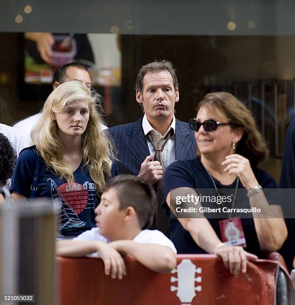 Mark Lester and daughter Harriet Lester attend NBC's "Today" at Rockefeller Center on August 21, 2009 in New York City.