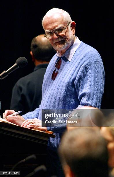 Frank Pierson during 20th Annual Santa Barbara International Film Festival - It Starts with the Script - Panel at Lobero Theatre in Santa Barbara,...