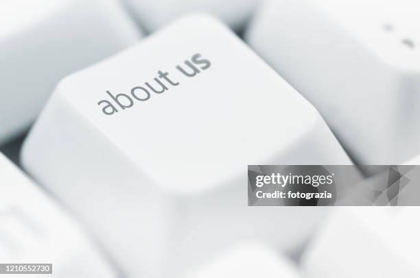 computer key - about us - about us stock pictures, royalty-free photos & images