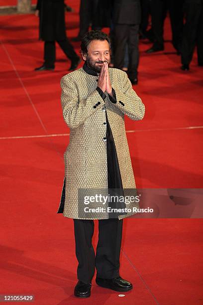 Director Shekhar Kapur attends the "Elizabeth: The Golden Age" premiere during the 2nd Rome Film Festival at the Auditorium of Rome October 19, 2007...